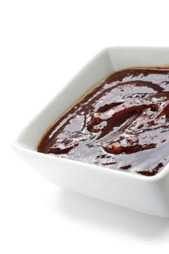 Sauce in dish Stock Photos