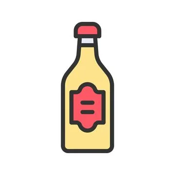 Sauce Icon Image. Stock Illustration