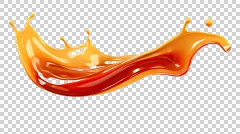 Sauce splash element Stock Illustration