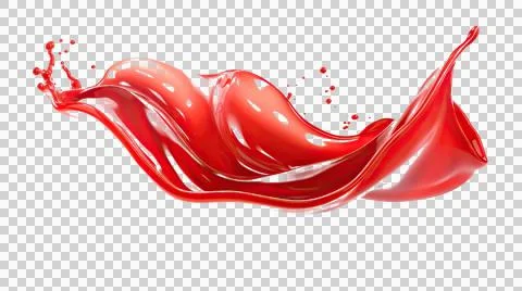 Sauce splash element Stock Illustration