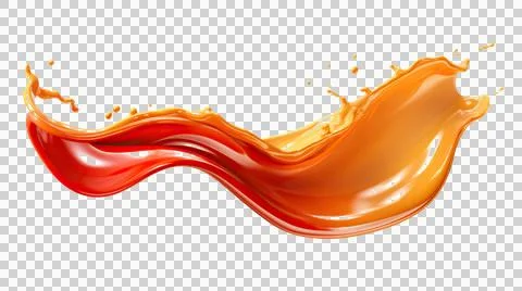 Sauce splash element Stock Illustration