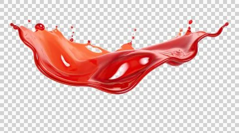 Sauce splash element Stock Illustration