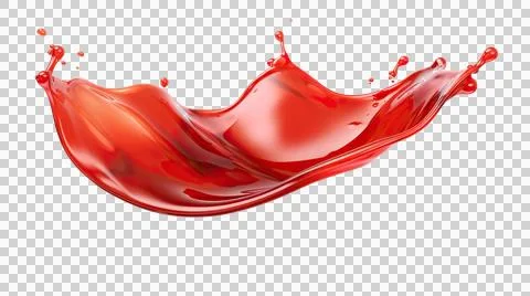 Sauce splash element Stock Illustration