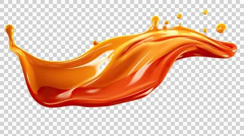 Sauce splash element Stock Illustration