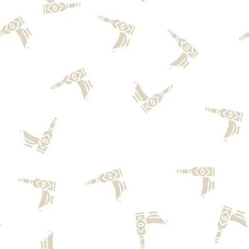 Sauce tomato glyph seamless pattern Stock Illustration