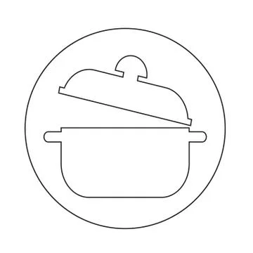 Saucepan icon Stock Illustration