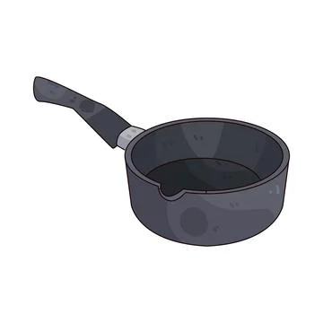 Saucepan illustration Stock Illustration