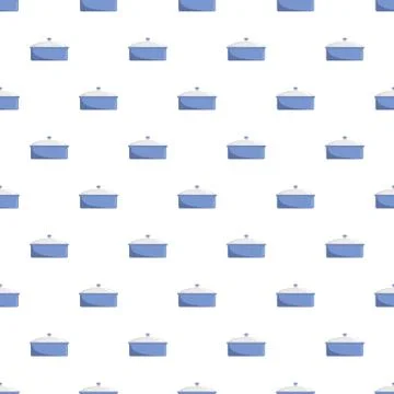Saucepan pattern seamless vector Illustrazione stock