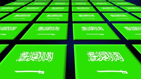 Saudi Arabia Flag Animated Background 3d... | Stock Video | Pond5