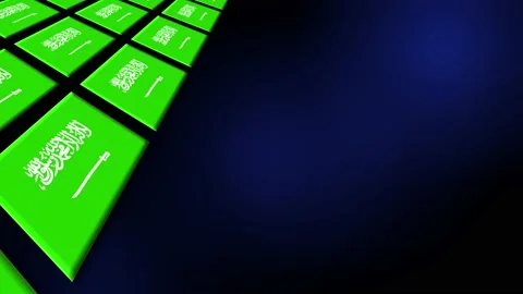 Saudi Arabia Flag Animated Background 3d... | Stock Video | Pond5