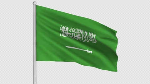 Saudi Arabia Flag Stock Footage 207781428