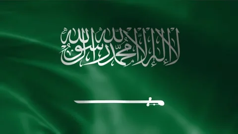 Saudi Arabia Flag Stock Footage 262500031