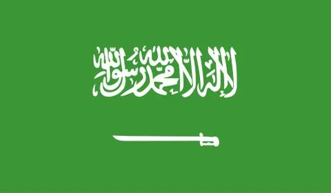 Saudi Arabia flag image Stock Illustration