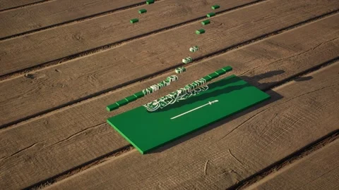 Saudi Arabia Flag - Slow Motion Video stock 318878991