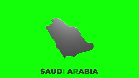 Saudi Arabia Map Showing Up Intro By Regions 4k animated Russia map intro Stock Footage 153803635