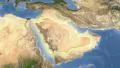 Saudi Arabia on maps - outlined and glowed. Neighbourhood. Set of animations. 4k or 4k+ Resolution