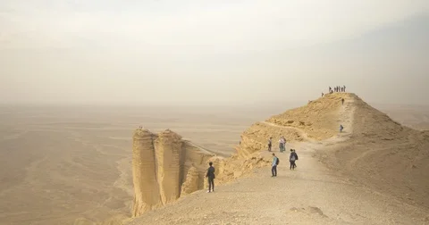 Saudi-Arabia Riyadh Edge-of-the-World-Wide1 422 59.94FPS Stock Footage 129535139
