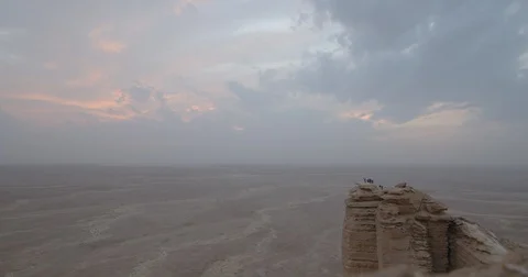 Saudi-Arabia Riyadh Edge-of-the-World-Wide-Zoom-Out1 422 59.94FPS Stock Footage 129539587