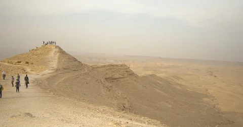 Saudi-Arabia Riyadh Edge-of-the-World-Wide-Pan3 422 59.94FPS Stock Footage 129556701