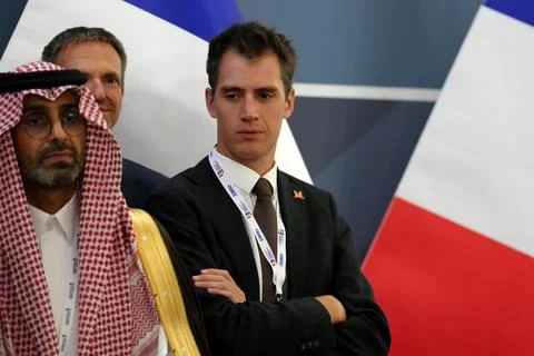 Saudi Crown Prince Mohammed bin Salman visits France, Paris, Fra - 24 Aug 2026 스톡 사진