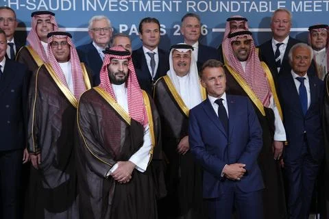 Saudi Crown Prince Mohammed bin Salman visits France, Paris, Fra - 24 Aug 2026 스톡 사진