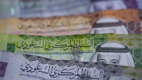 Saudi Riyals. Stock Footage 328302690
