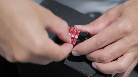 The Saudis are opening the code lock. Video. Stock Footage 296779644