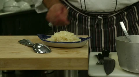 Sauerkraut Meal Stock Footage 33193755