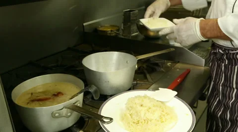 Sauerkraut Stove Stock Footage 33193974