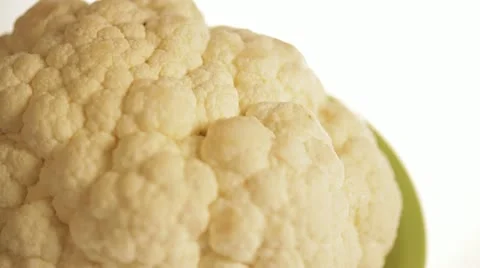 Сauliflower on a plate Video stock 22244713