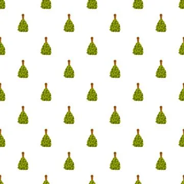 Sauna broom venik seamless pattern for bathhouse design Stock Illustration