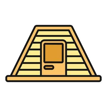 Sauna building icon representing wellness and relaxation Ilustración de archivo