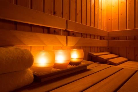 Sauna equipment Stock Photos