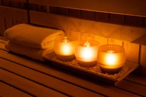 Sauna equipment Stock Photos