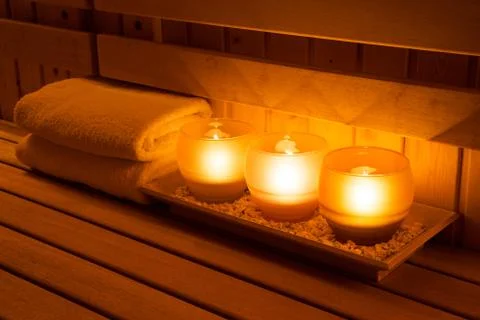 Sauna equipment Stock Photos