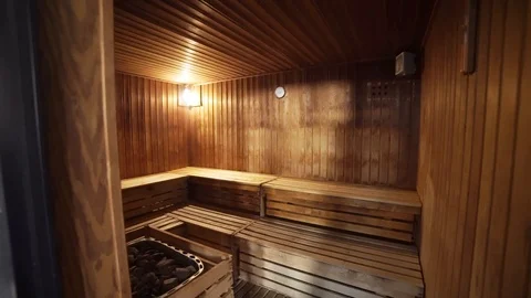 Sauna Stock Footage 89693701