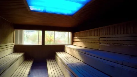Sauna Hot Empty Stock Footage 79491901