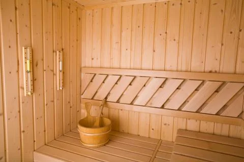 Sauna Foto stock