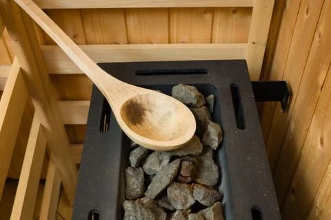 Sauna Foto stock