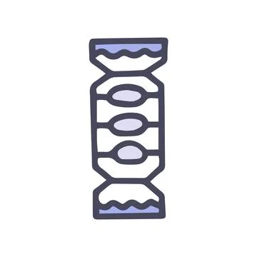 Sauna roller massager color vector doodle simple icon Stock Illustration