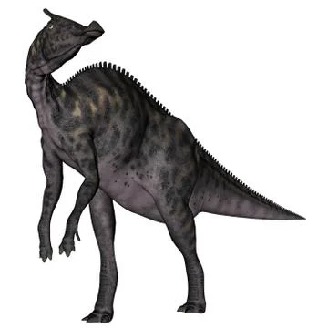 Saurolophus dinosaur - 3D render Stock Illustration