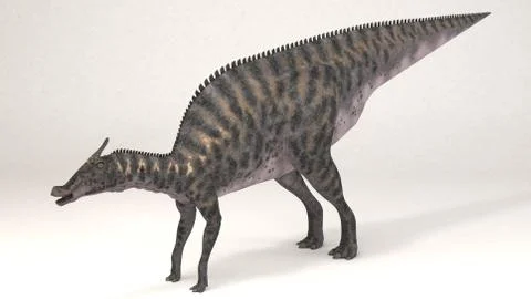 Saurolophus Illustrazione stock
