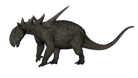 Sauropelta dinosaur - 3D render Stock Illustration