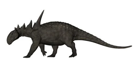 Sauropelta dinosaur - 3D render Stock Illustration
