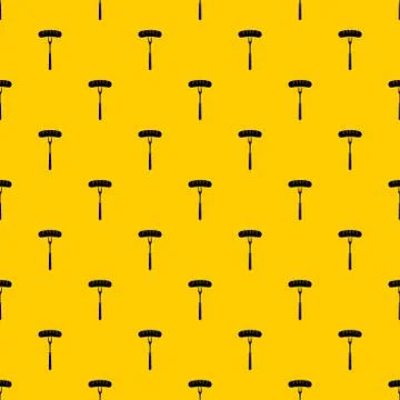 Sausage on bbq fork pattern Illustrazione stock