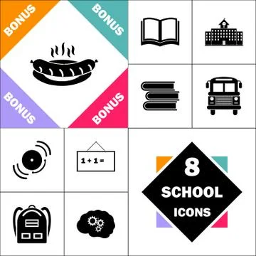 Sausage computer symbol Stock Illustration