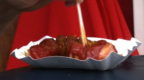 Sausage curry Stock Footage 474329
