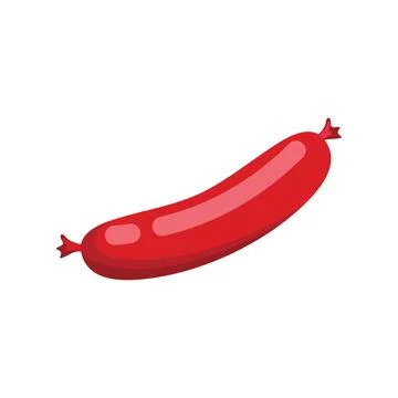 Sausage element vector design template Stock Illustration