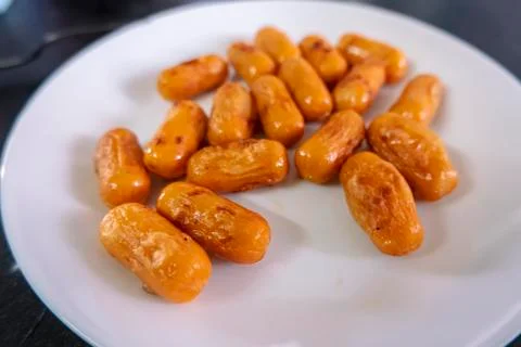 Sausage fried Stock Photos