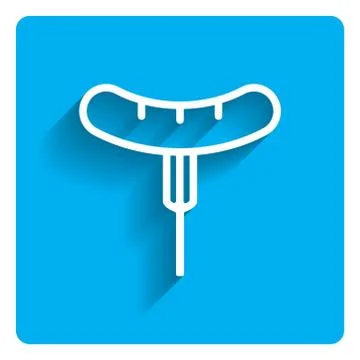 Sausage icon Stock-Illustration